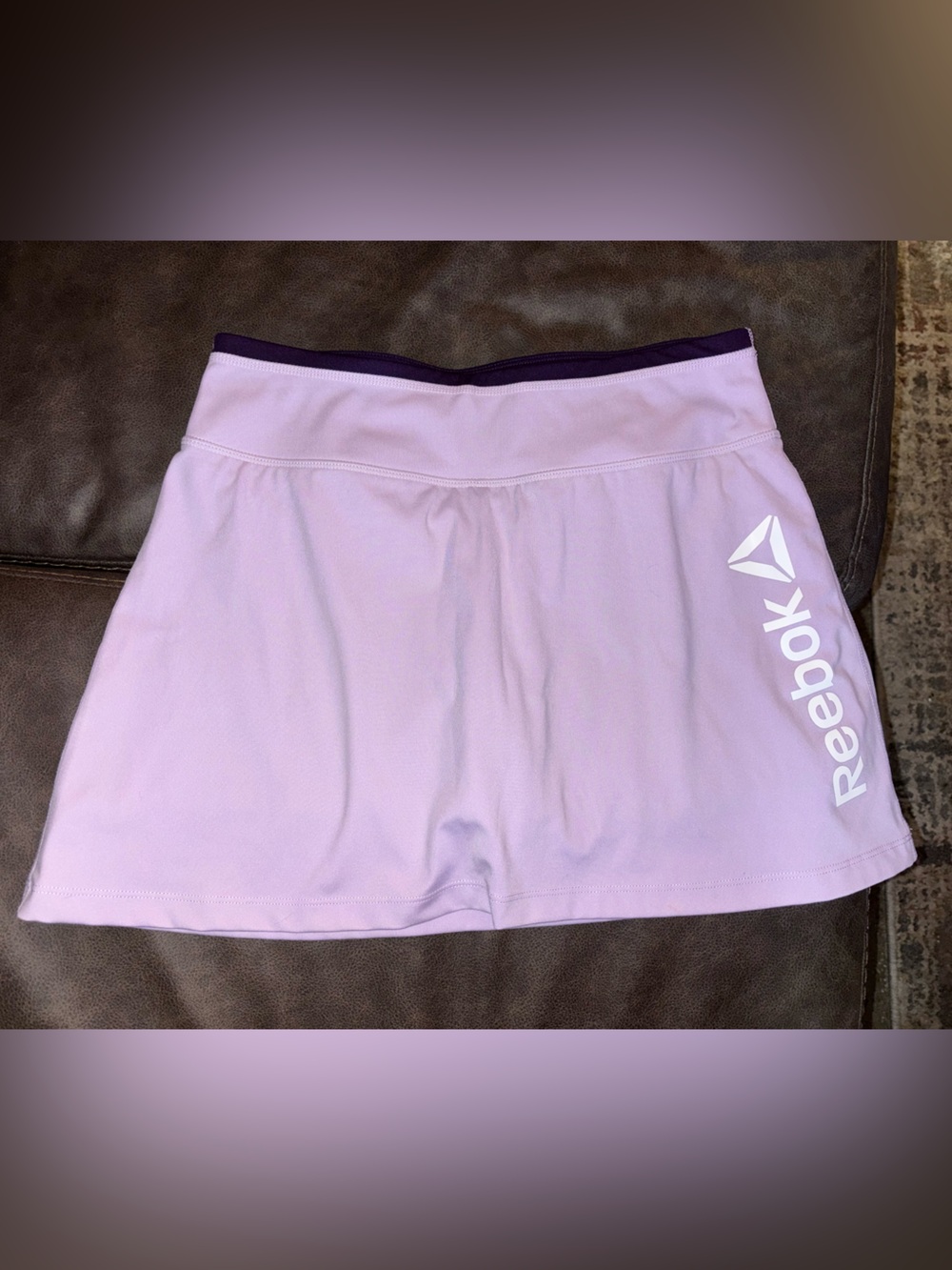 Reebok Lavender Women's Athletic Skort with Deep Purple Trim